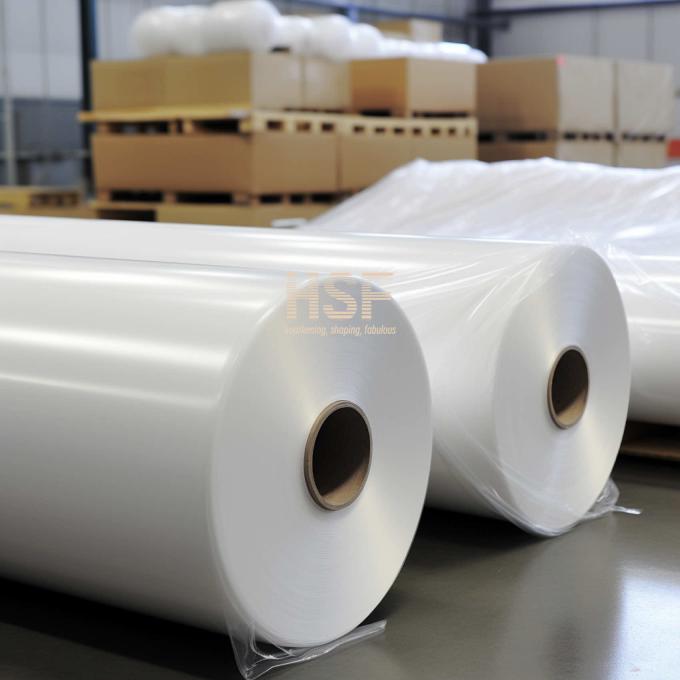 120μm Opaque White LDPE Packaging Film - Application example demonstrating film durability