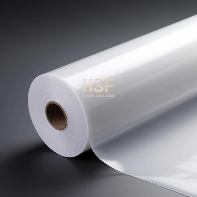 Translucent 60Î¼m Cast Polypropylene Film sample showing clarity and texture