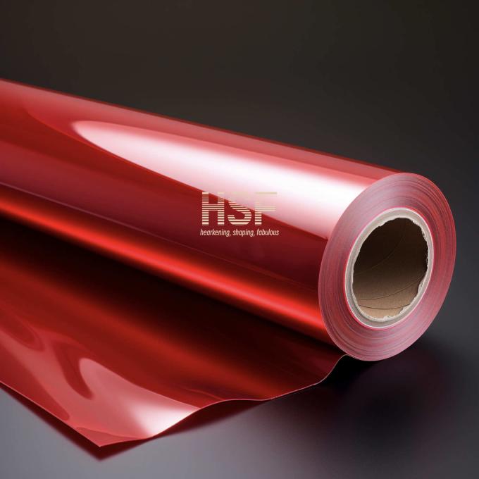 25Î¼m Red PET Fluorosilicone Release Liner product sample